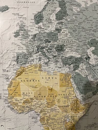 Карта світу політична англійською мовою 88x60 см М 1:34 500 000 глянцевий папір (4820114954411) фото від покупців 11