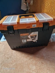 Ящик для инструментов Mano Jumbo с органайзером классический профи 19" 486x267x320 мм (JPT-19)