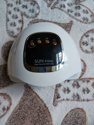 Профессиональная LED+UV лампа для маникюра и наращивания ногтей SUN х15 MAX 66 LED 180 W белая фото от покупателей 13