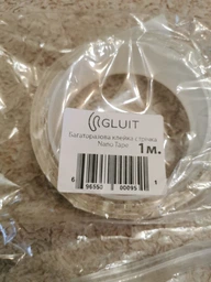 Багаторазовий клейкий Нано тейп, стрічка Gluit 5 м, товщина 2 мм, ширина 30 мм.Nano tape 2025 фото від покупців 11