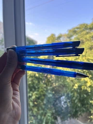 Набор из 4-х гелевых ручек Buromax Erase Slim Пиши-стирай 0.7 мм (4 синих) (BM.8301.Z) фото от покупателей 2