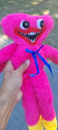 М'яка іграшка Блискучий Хагі Ваги Huggy Wuggy з липучками на руках 45 см Рожевий фото від покупців 2