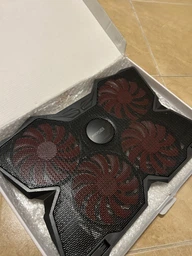 Охлаждающая подставка для ноутбука Promate AirBase-3 Black (airbase-3.black) фото от покупателей 17