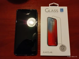 Защитное стекло ACCLAB 9H для смартфона Realme C55 Black (1283126579714)