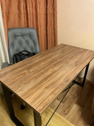 Письменный стол Ferrum-decor Драйв 750x1200x700 Черный металл ДСП Белый 32 мм (DRA211) фото от покупателей 1
