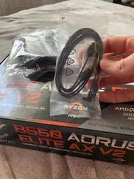 Материнская плата Gigabyte B550 AORUS ELITE AX V2 фото от покупателей 12