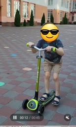 Самокат GLOBBER MASTER LIGHTS Зелений Колеса з підсвіткою (662-116-2) (4895224404651)