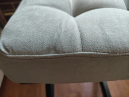 Табурет Лофт otto UNI м’який 35х35х53см сірий мікровелюр loft фото від покупців 4