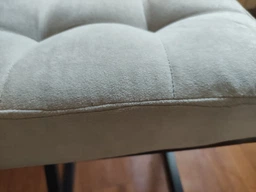Табурет Лофт otto UNI м’який 35х35х53см сірий мікровелюр loft фото від покупців 3