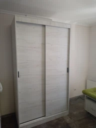 Шафа-купе дводверна Еверест Соната 1200 120х60х217 см Дуб Крафт Білий фото від покупців 4