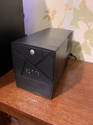Джерело безперебійного живлення NJOY Keen 600 (UPLI-LI060KU-CG01B) Lin.int., AVR, 2 x евро, USB, пластик фото від покупців 2