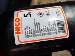 Канистра пластиковая для топлива HICO с лейкой 10 л Красная (KAN002R) фото от покупателей 7