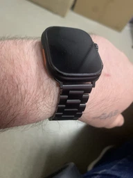 Металлический ремешок Fruct 3-Bead Metal Band для Apple Watch 42/44/45/46/49 mm Black фото от покупателей 2