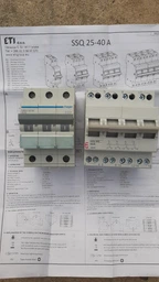 Переключатель I-0-II ETI SSQ440 4P 40А 2421445 трехпозиционный перекидной автомат для ввода резервного питания фото от покупателей 6