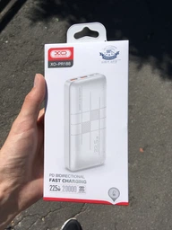 УМБ XO Power Bank 20000 mAh QC22.5W PD20W сила струму 3А PR188 White