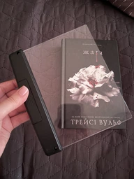 Світильник для читання книг в темряві, книжкова світлодіодна лампа плоска, чорний. фото від покупців 4