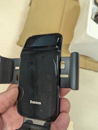 Держатель для телефона Baseus Smart Solar Power Wireless Cycling Electric Holder на велосипед, мопед, мотоцикл IP54 4.7-6.7" (SUZG010001) Black