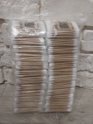 Вухочистки/Ватні FROM FACTORY UHS палички дерев'яні 80/≈1400шт