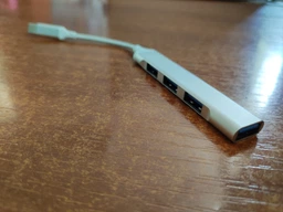 USB Хаб з Type-C (USB-C) на x1 USB 3.0 to x3 USB 2.0 HUB на 4 порти юсб металевий корпус (Type C-HUB) Silver фото від покупців 2