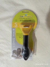 Фурмінатор з кнопкою для маленьких короткошерстих собак та котів FURminator short Hair Small Dog 4.5 см фото від покупців 9