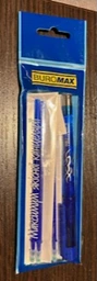 Набор из 4-х гелевых ручек Buromax Erase Slim Пиши-стирай 0.7 мм (4 синих) (BM.8301.Z)