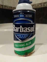 Крем-пена для бритья Barbasol Soothing Aloe Shaving с алоэ для сухой кожи 283 г (051009002731) фото от покупателей 1