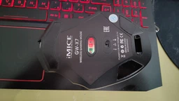 Беспроводная игровая мышка iMice X7 5500dpi тихая с выступами RGB Red (358227) фото от покупателей 19