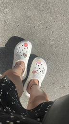 Женские кроксы Crocs Mega Crush Clog Bone M5W7-37-24 см 207988 фото от покупателей 9