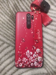 Чохол Lanyard для Xiaomi Redmi Note 8 Pro бампер з ремінцем Red Без бренду фото від покупців 1