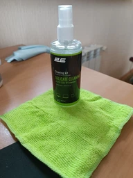 Набір для чищення 2E 150 мл Liquid for LED/LCD + серветка 15х15 см Green (2E-SK21L)