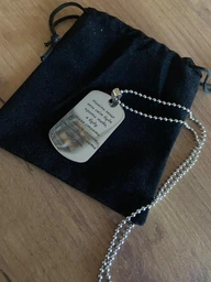 Цепочка для жетона комплект 2 шт, 60 см х 2.5 мм