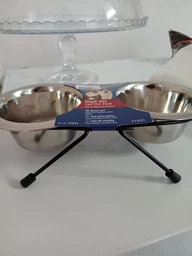 Подставка с мисками из нержавейки для кошек Trixie 200 мл (4011905248301) фото от покупателей 19