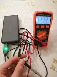 Кабель питания ACCLAB USB to DC 5.5 х 2.5 мм 12 В 1 A 1 м Черный (1283126552847) фото от покупателей 4