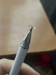 Універсальний стилус ручка для смартфонів та планшетів сріблястий фото від покупців 13