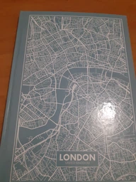 Книга канцелярская Axent Maps London А4 в твердой обложке 96 листов в клетку Бирюзовая (8422-516-A) фото от покупателей 4