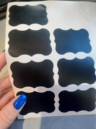 Ценник-наклейка Black Deck, (62 шт в комплекте) 55х40 мм