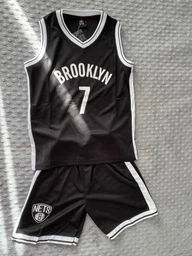 Форма баскетбольная детская NBA BROOKLYN 7 SP-Sport 3581 2XL, 16-18лет, 160-165см черный-белый фото от покупателей 1