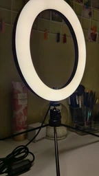 Комплект блогера RZTK Ring Light Black (кільцева led лампа 26 см / 10 Вт / штатив) фото від покупців 2
