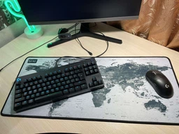 Игровая поверхность WorkPlaceShop MP ГРАФИТОВАЯ КАРТА МИРА 500х1200 мм фото от покупателей 2