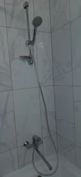 Шланг для ручного душа Corso 1/2" ПВХ 3-х слойный с подшипником серебристый 200 см (9691613) фото от покупателей 2
