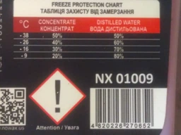 Антифриз NOWAX RED G12 концентрат 1kg червоний (NX01009)