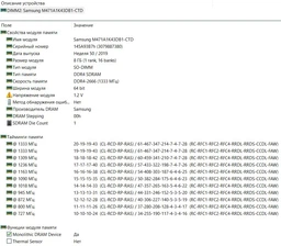 пам'ять SO-DIMM DDR4 8GB SAMSUNG ORIGINAL (M471A1K43CB1-CTD) 2666 MHz, CL18, 1.2 V фото от покупателей 12