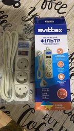 Подовжувач мережевий фільтр Greelite SP3 1.8м