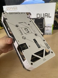 Відеокарта ASUS PCI-Ex GeForce RTX 4060 Ti Dual White OC Edition 8GB GDDR6 (128bit) (2595/18000) (1 x HDMI, 3 x DisplayPort) (DUAL-RTX4060TI-O8G-WHITE) фото від покупців 6