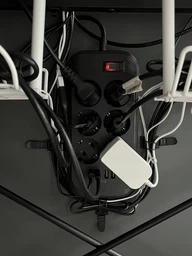 Мережевий фільтр-подовжувач ColorWay 6 розеток/4 USB 2 м Black (CW-CHE64B)