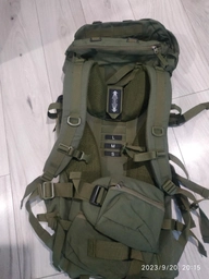 Тактический каркасный походный рюкзак Over Earth модель 625 80 литров Черный фото от покупателей 9
