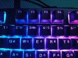 Клавиатура проводная Hator Rockfall 2 Mecha TKL Orange USB Lilac (HTK-724) фото от покупателей 4