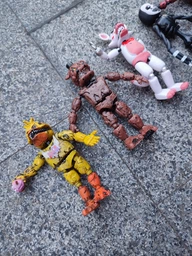 Игровой набор фигурок Пять ночей с Фредди из игры Кошмарные Аниматроники с подвижними частями - 5 Five Nights at Freddy's 14см - 17 см фото от покупателей 3