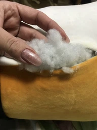 М'яка іграшка подушка обіймашка Хаски у футболці довгий коричневий (100 см) MNC krd0308