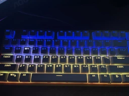 Клавиатура проводная Hator Rockfall 2 Mecha TKL Orange USB Lilac (HTK-724)